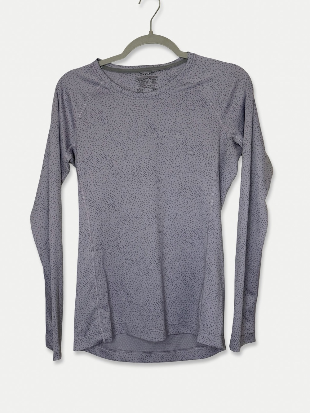 Patagonia Capilene Midweight Women’s M Purple Print Long Sleeve Baselayer